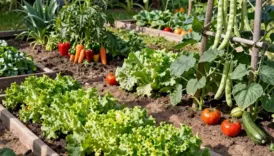 productive beautiful vegetable garden