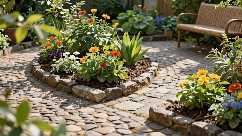 raised edging for clean borders