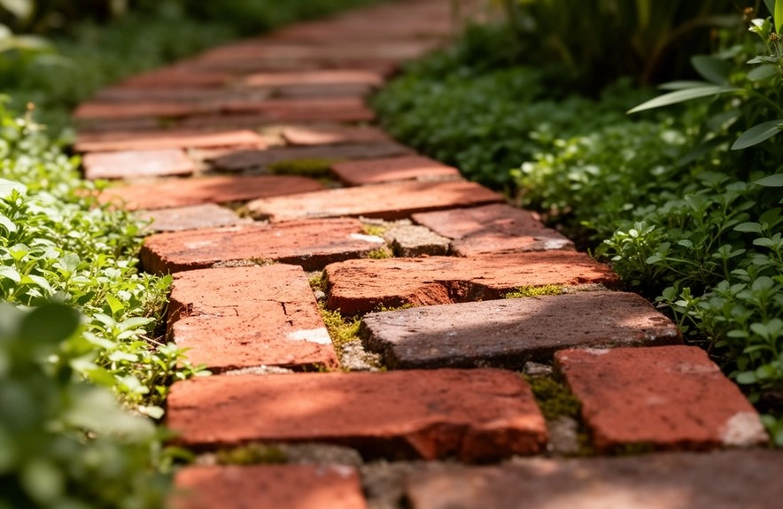 reclaimed brick cozy trail