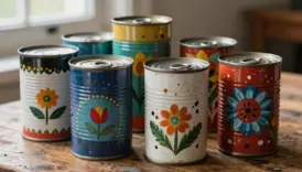 recycled tin can decor ideas