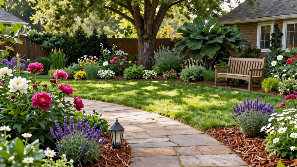 seasonal low maintenance planting