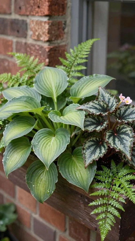 shade loving window box plants