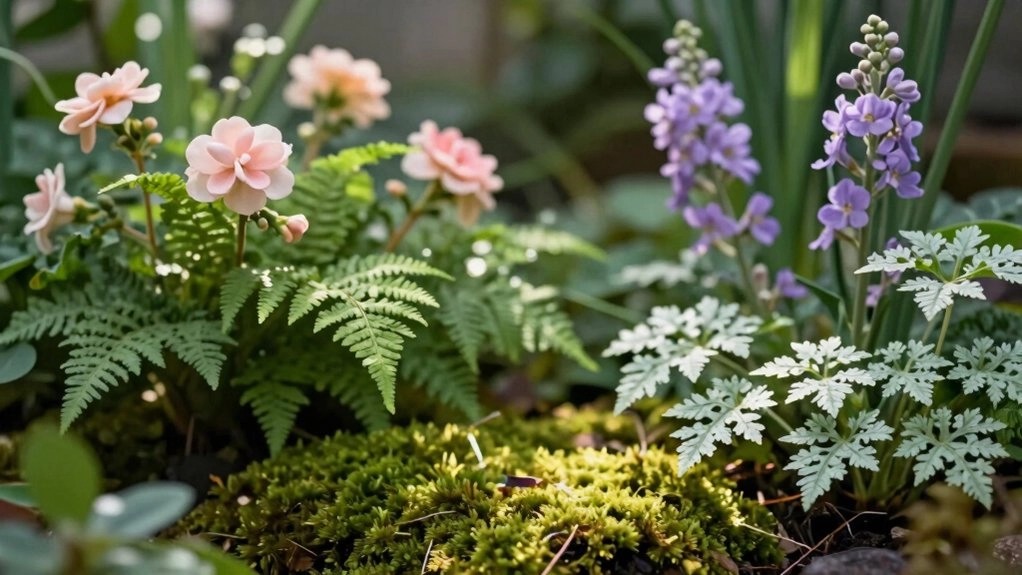 silvery foliage contrast mix