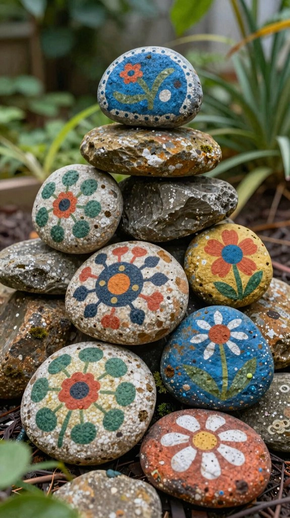 simple rock garden layout
