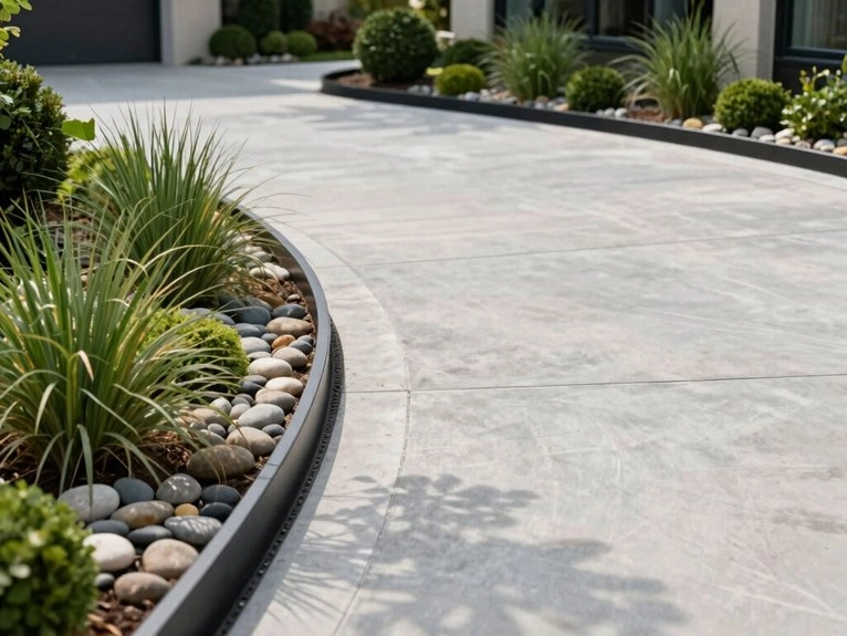 slim corten steel edging