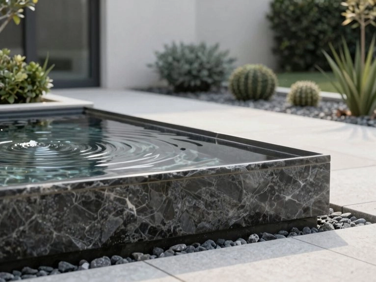 small recirculating water feature