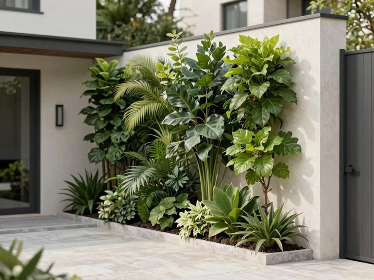 space saving vertical herb display