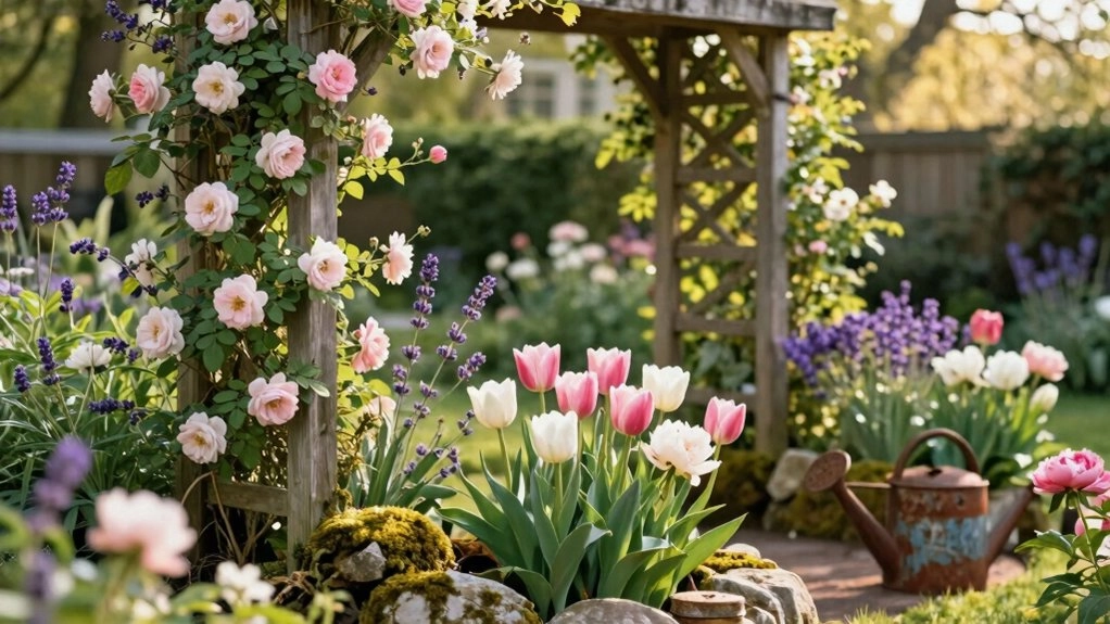 spring to frost cottage garden palette