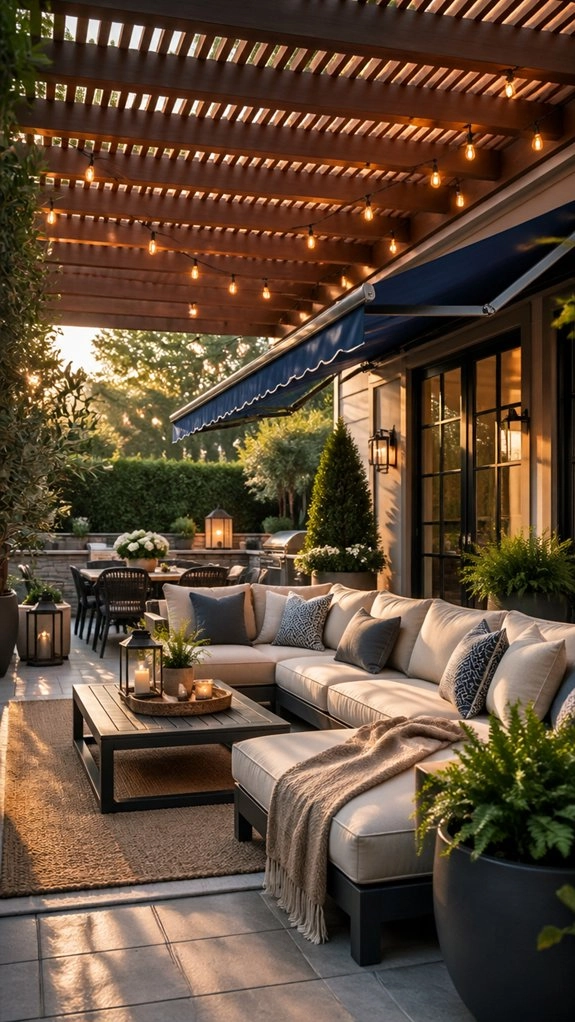 sun blocking patio cover options