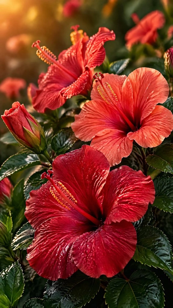 sun loving moist soil blooms
