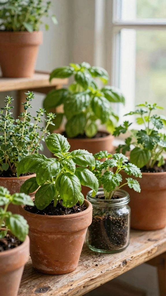 sunlight windows for herbs