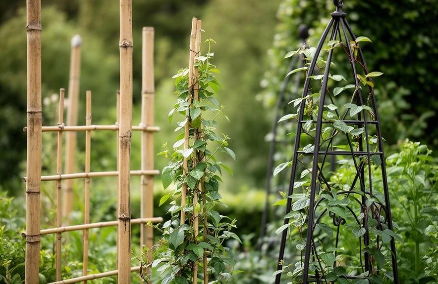 support vines with appropriate structures