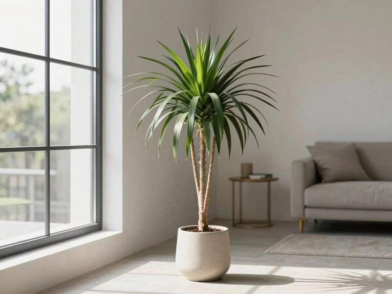 tall sleek low maintenance accent