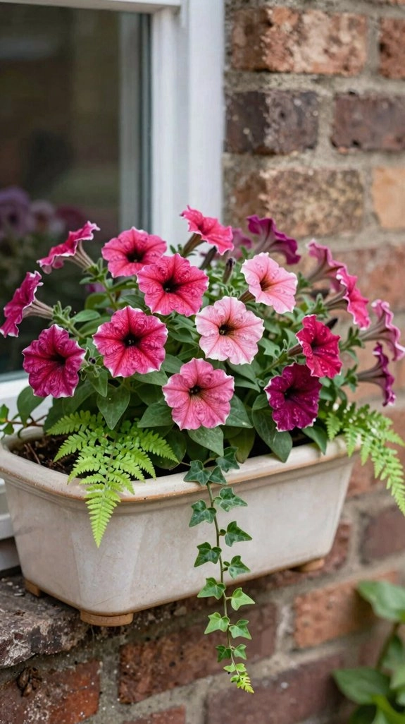 texture mix with contrast plants