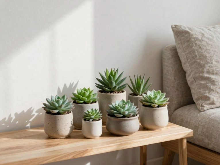 tiny desert trio arrangement