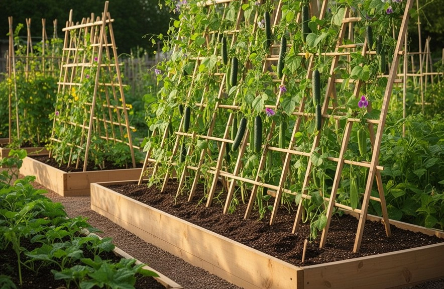 vigorous climbing garden crops