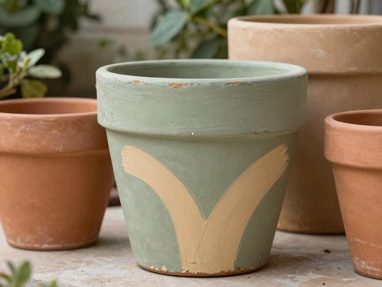 weathered earth tone layered strokes