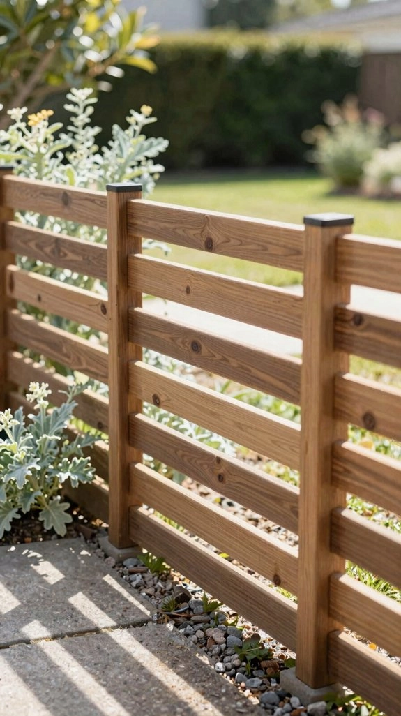 alternating board privacy fence