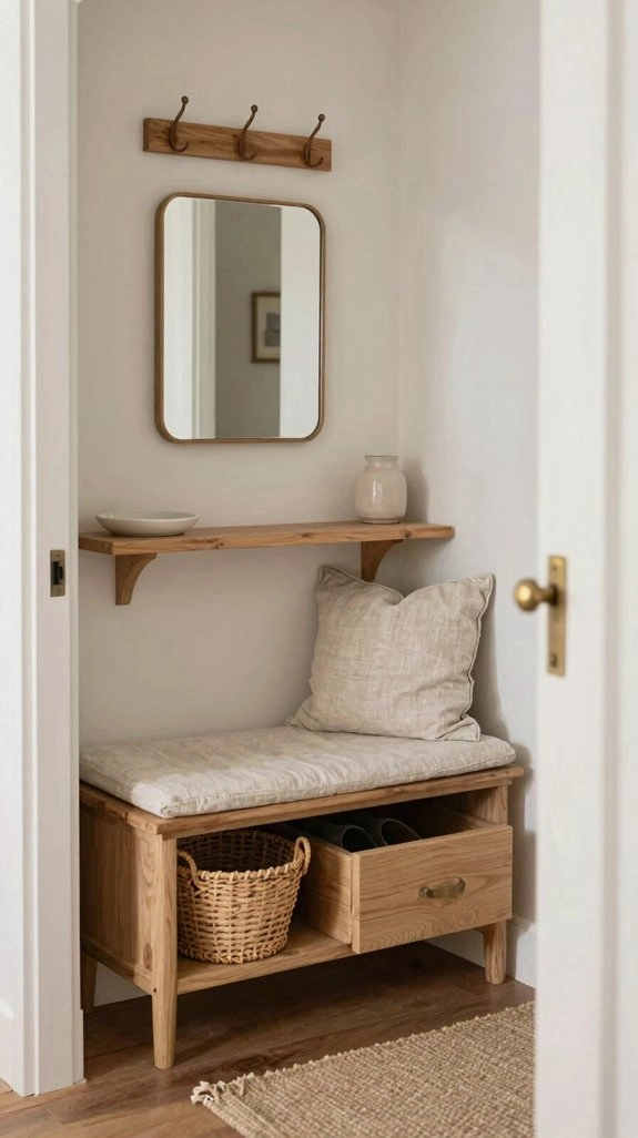 bench with hidden storage