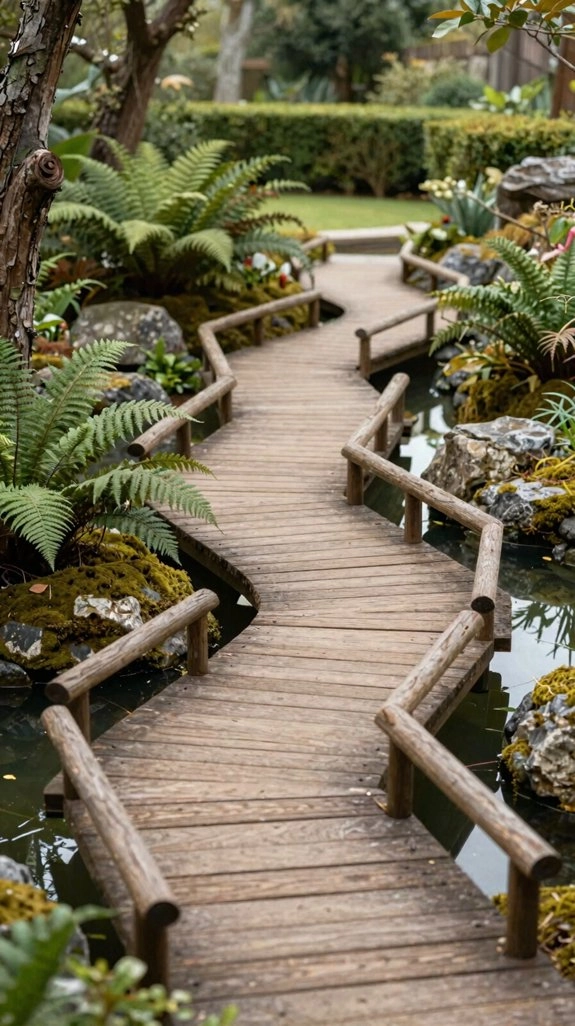 bridge for better garden flow
