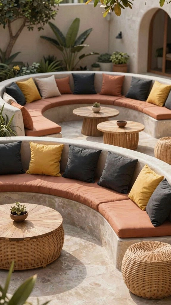 bright outdoor textiles everywhere