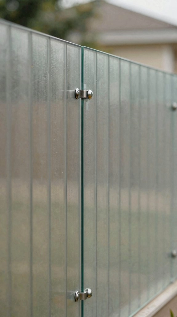 clear views tempered glass panels