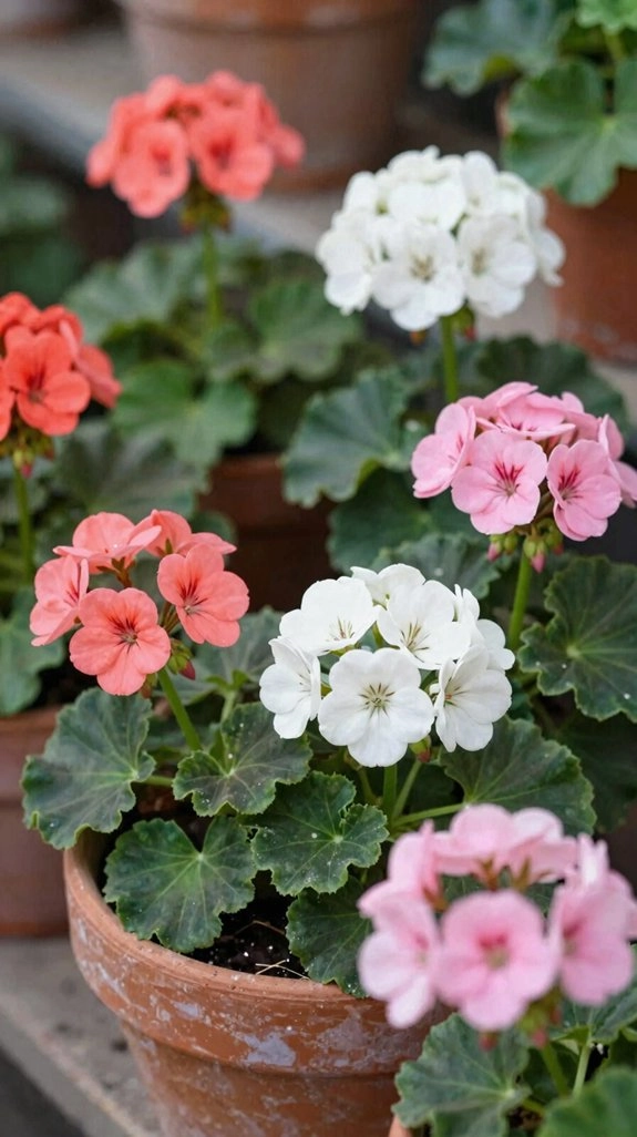 compact geraniums for small spaces