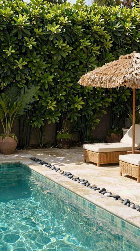 dense hedges for pool privacy