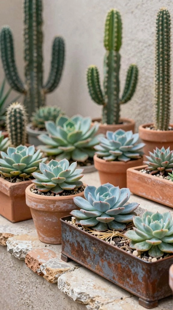 easy succulent gift window boxes