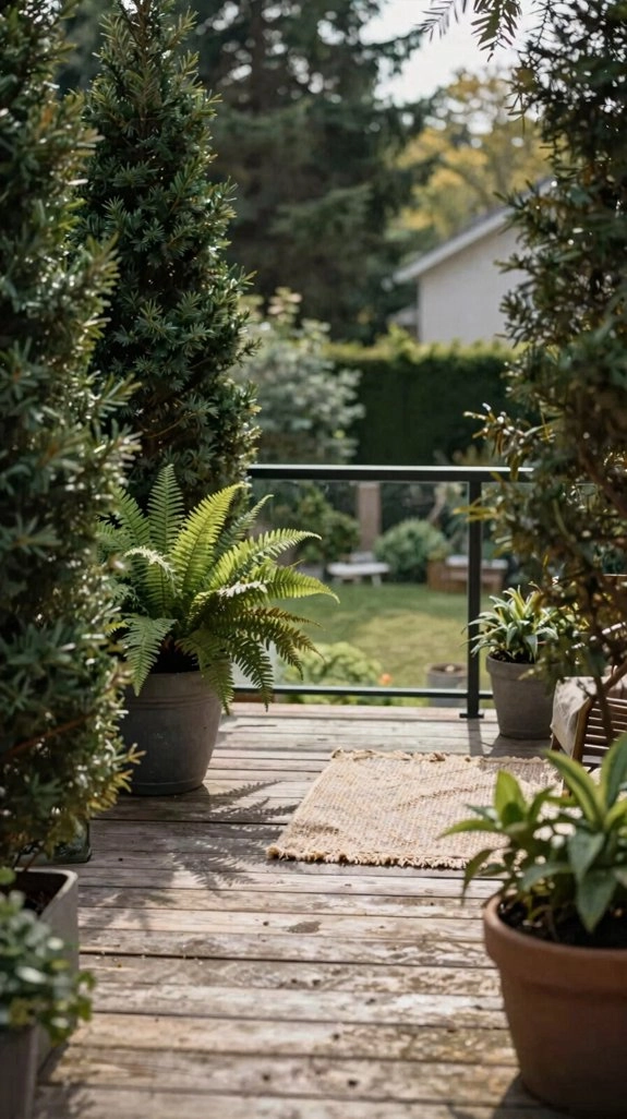 evergreen deck privacy screen