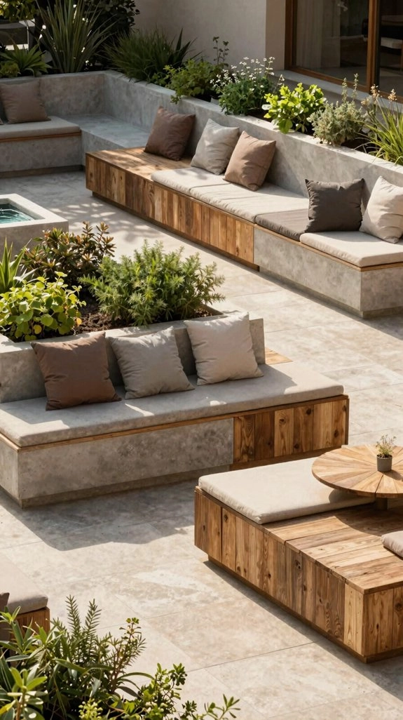 flexible l u seating layout