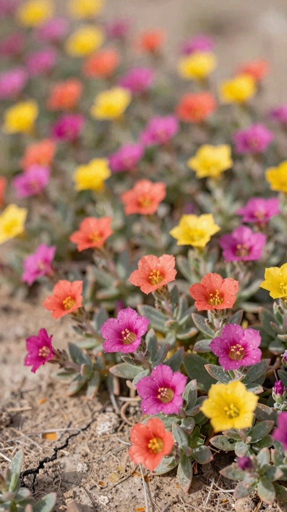 hot dry groundcover ice plants