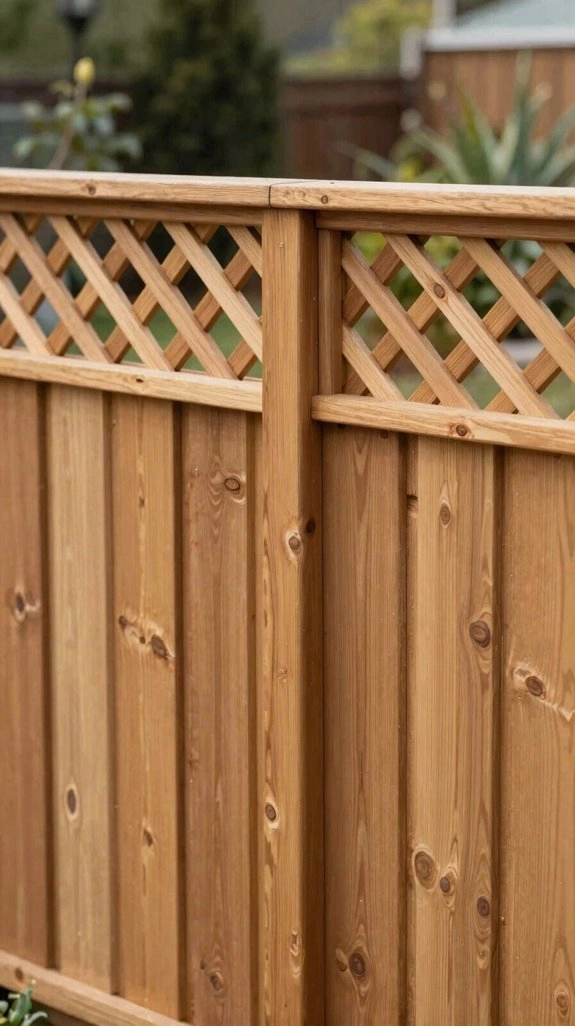 lattice privacy topper panels