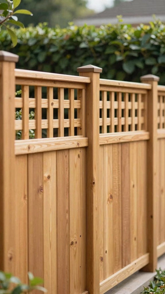 light friendly privacy fence materials