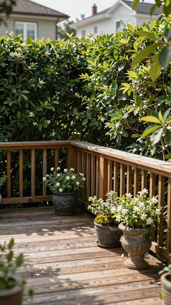 living hedge privacy wall