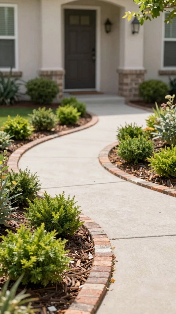 low maintenance entry path design