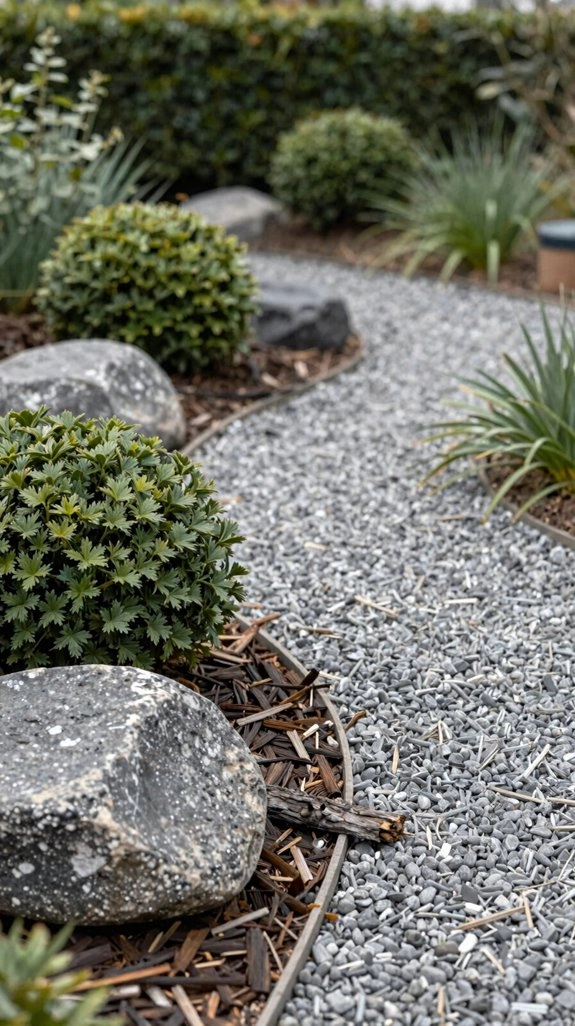low maintenance flower bed design