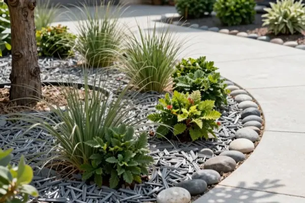 low maintenance year round frontyard landscaping