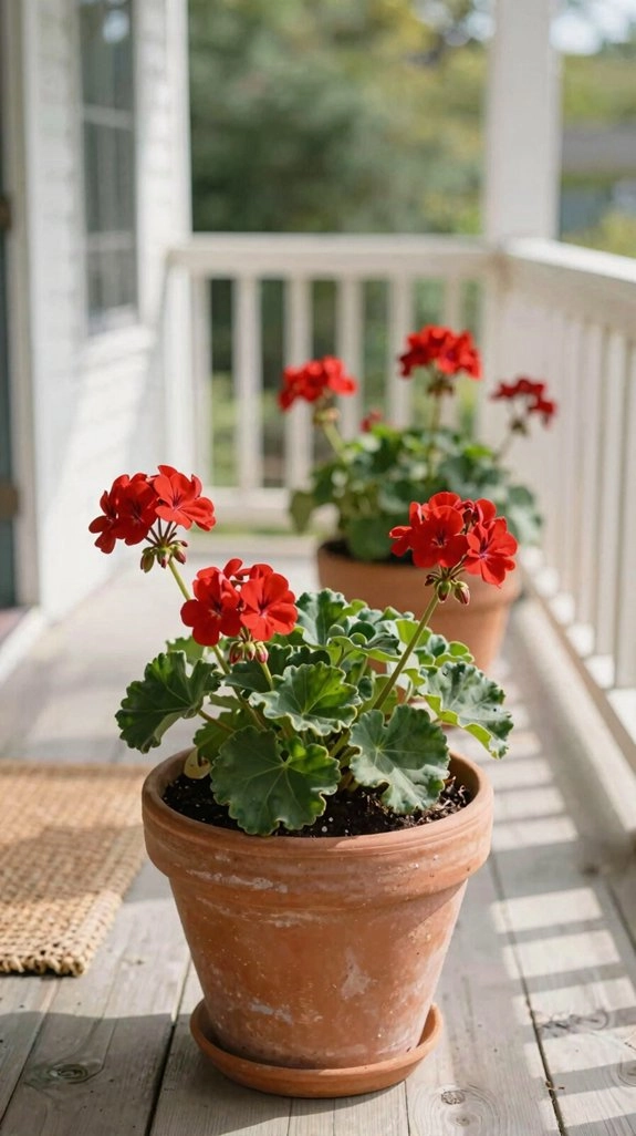matching planters boost curb appeal