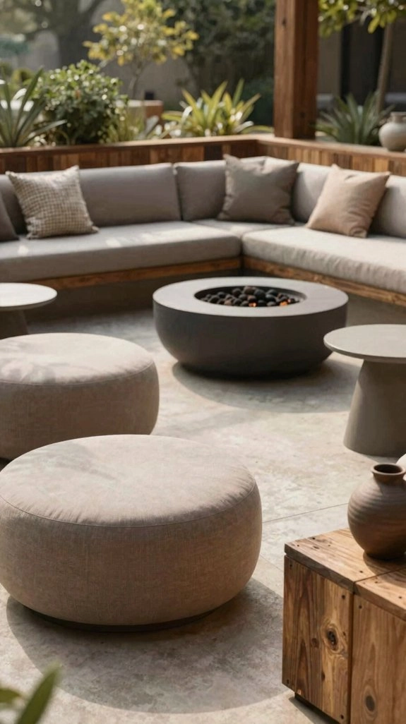 modular seating island reconfigurable