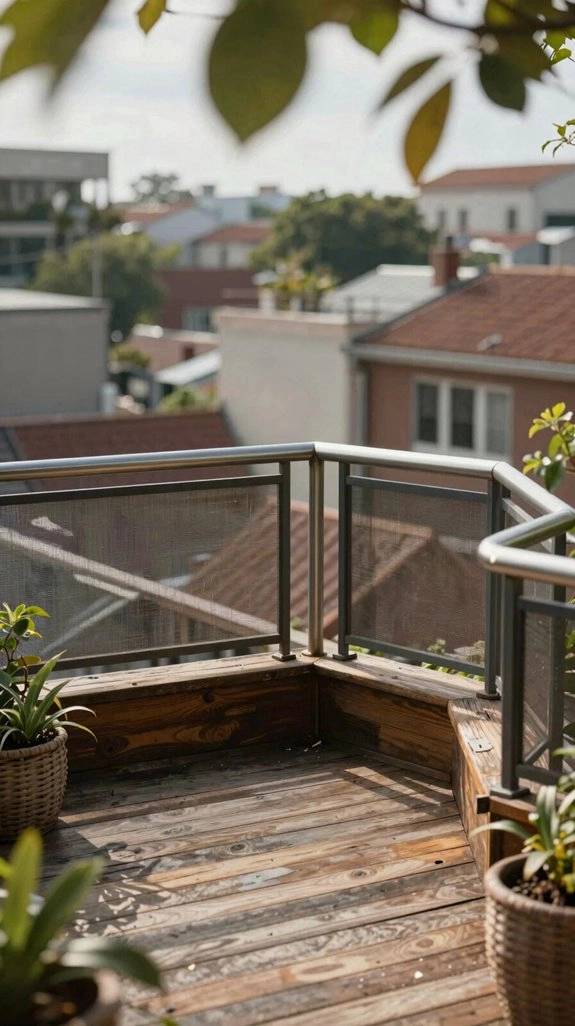 private corner outdoor escape