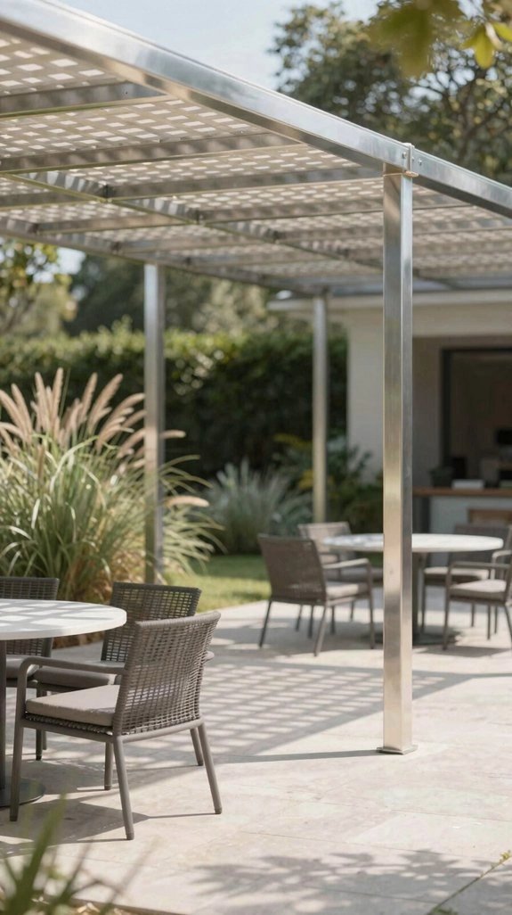 radiant heat blocking patio shade