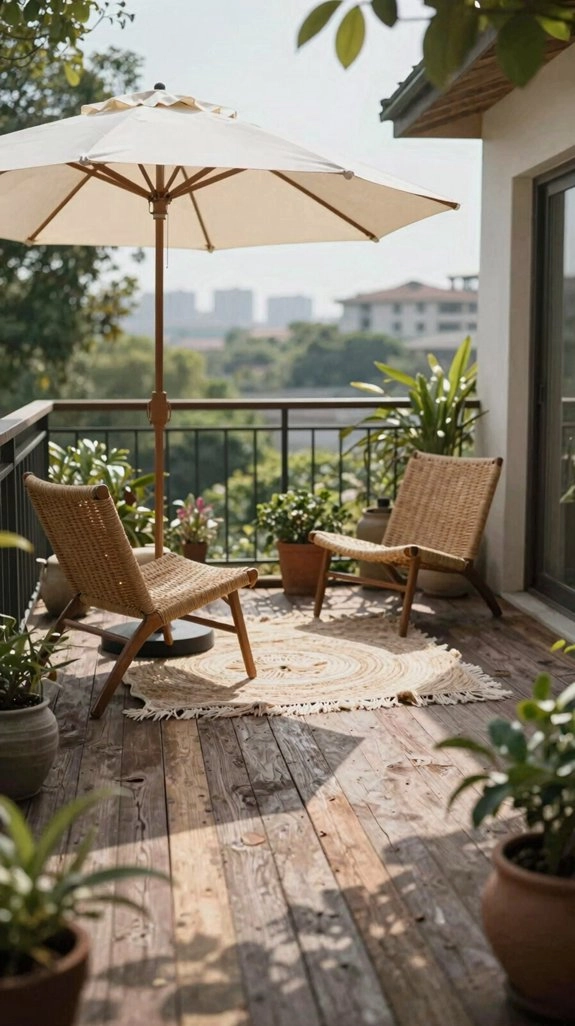 second story view blocking shade