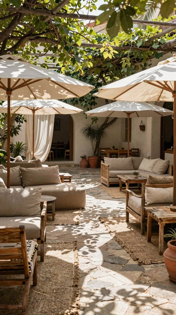 shade smart breezy lounge setup