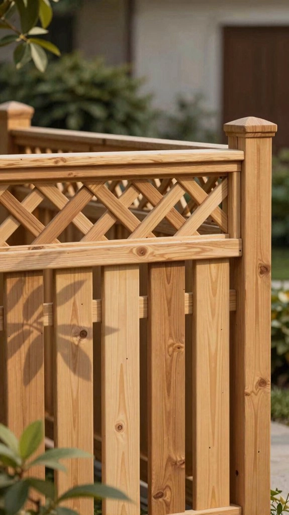 shadowbox fence with ventilation