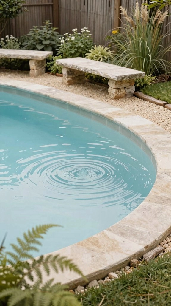 softened pool edge blending