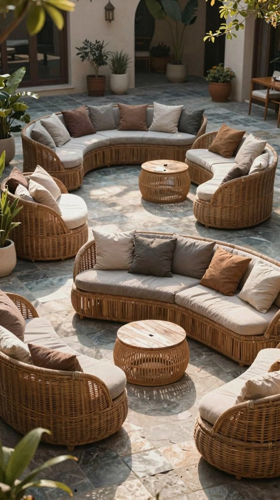 space for easy conversation