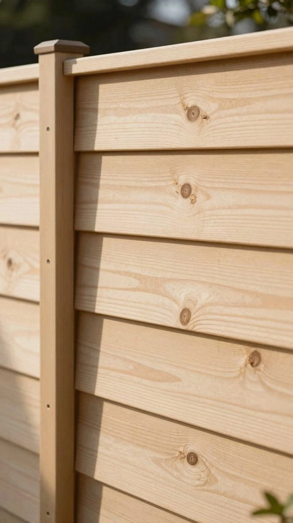 staggered shadow board privacy fence