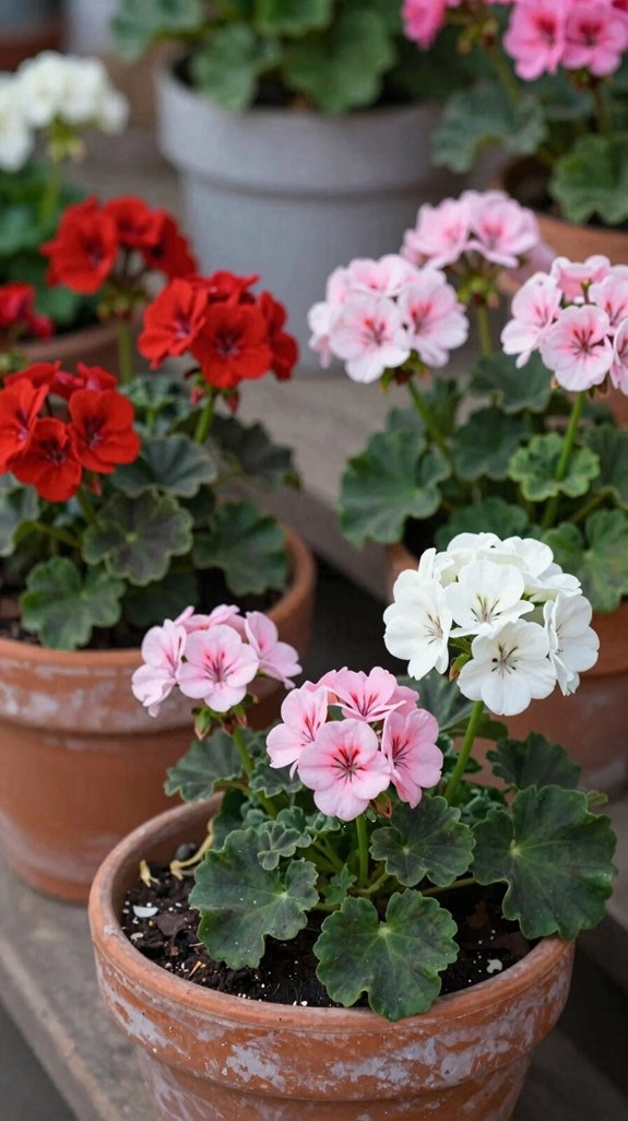 thriller filler spiller geranium planter