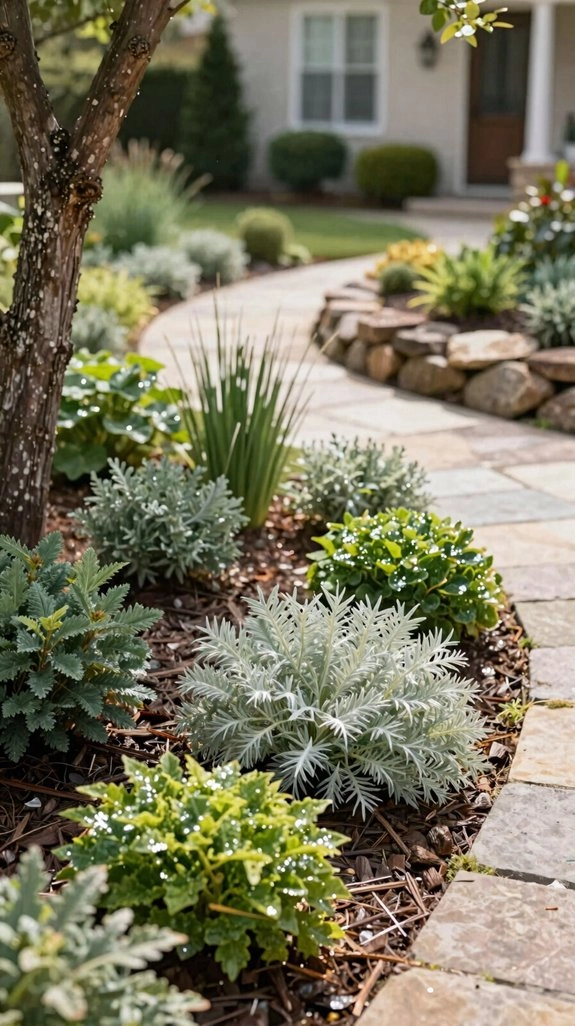 trim unused lawn strips